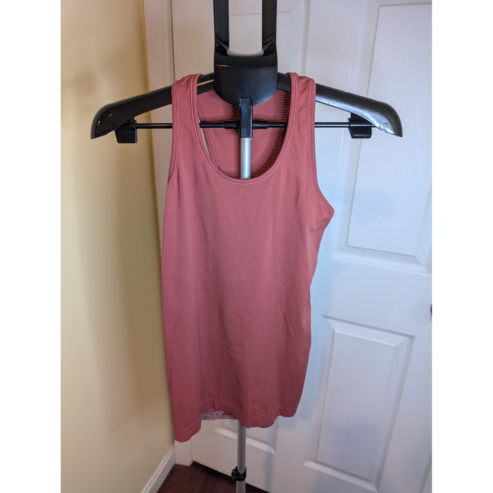 Sweaty Betty Athlete Seamless Tank Women‎ Small Rose Mauve Racerback Workout Top